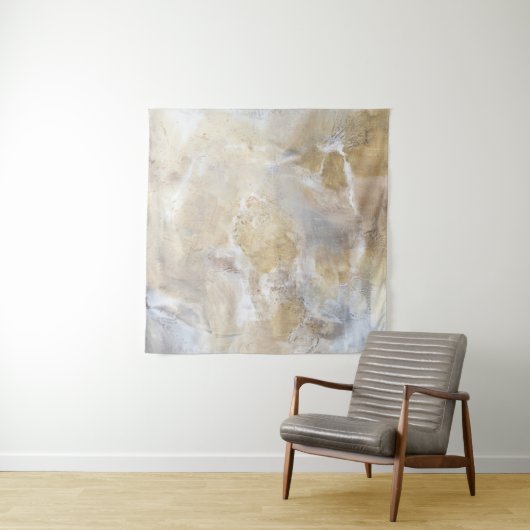 Abstrakte neutrale Wandtapete Wandteppich (Beispiel (Horizontal))