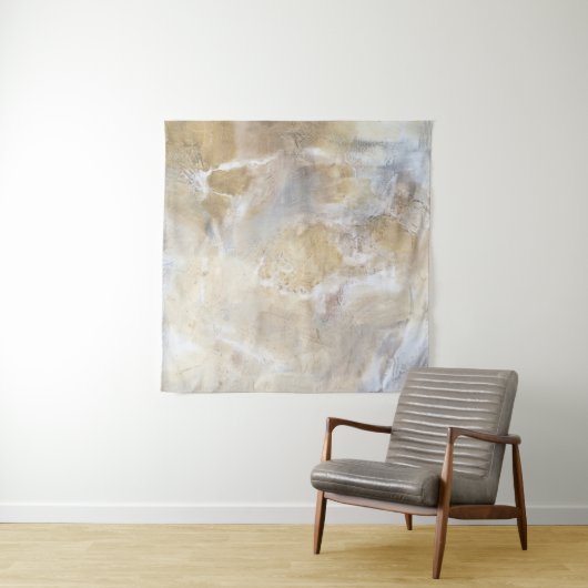 Abstrakte neutrale Wandtapete Wandteppich (Beispiel)