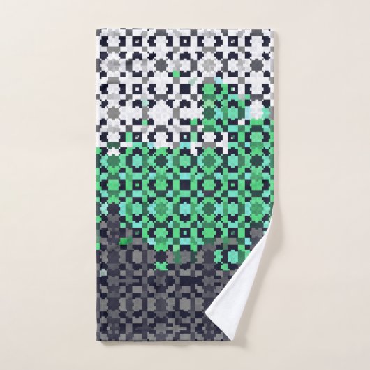 Abstrakte Neutrois-Flagge Handtuch (Handtuch)