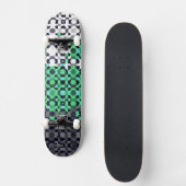 Abstrakte Neutrois-Flagge Skateboard (Vorderseite)