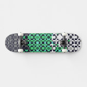 Abstrakte Neutrois-Flagge Skateboard (Horizontal)
