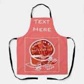 Abstrakte New Orleans Design hinzufügen Text, Schü Schürze (Vorderseite)