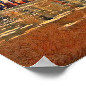 Abstrakte New York Skyline Poster (Ecke)