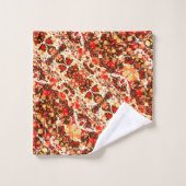 abstrakte  , niedliche, rote badhandtuch set (Waschlappen)