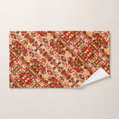 abstrakte , niedliche, rote badhandtuch set (Handtuch)