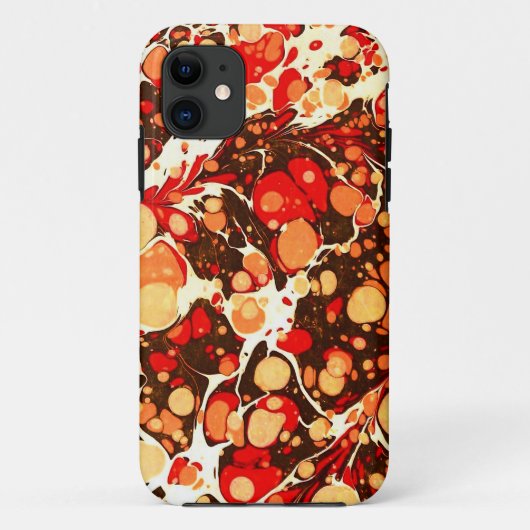 abstrakte  , niedliche, rote Case-Mate iPhone hülle (Rückseite)