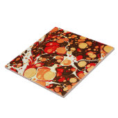 abstrakte  , niedliche, rote fliese (Seite)