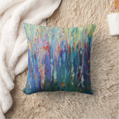 Abstrakte niedliche, schöne Ölfarbe Kissen (Decke)