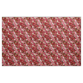 Abstrakte niedliche, schöne rote Blume Blumendesig Stoff (Yard (91,4 cm))