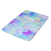 Abstrakte Nordlichter Badematte (Schrägansicht)