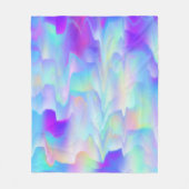 Abstrakte Nordlichter Fleecedecke (Vorderseite)