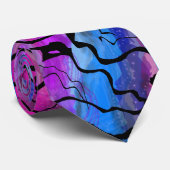 Abstrakte Nordlichter Krawatte (Gerollt)