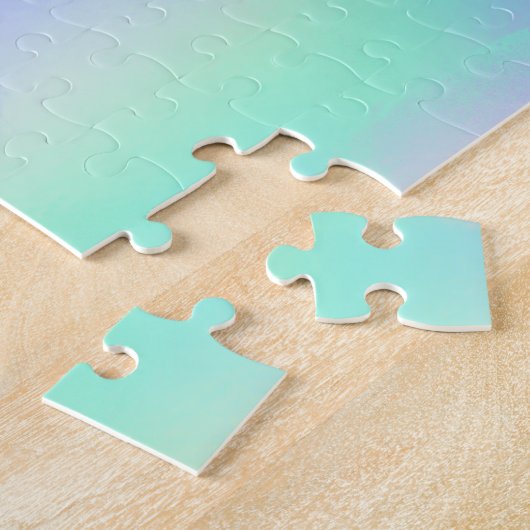 Abstrakte Nordlichter Puzzle (Seite)