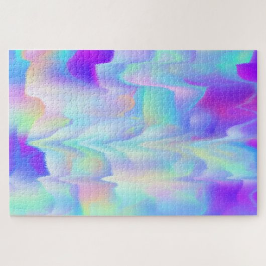 Abstrakte Nordlichter Puzzle (Horizontal)