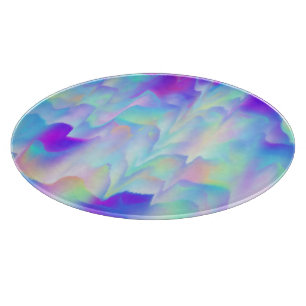 Abstrakte Nordlichter Schneidebrett