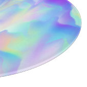 Abstrakte Nordlichter Schneidebrett (Ecke)