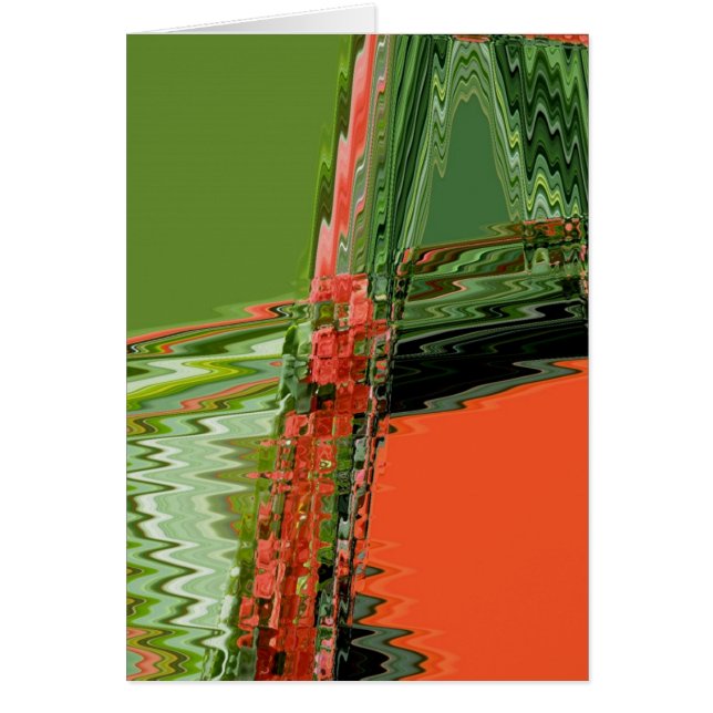 Abstrakte Note Card (Vorne)