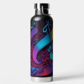 Abstrakte Noten Trinkflasche (links)