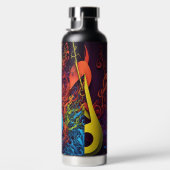 Abstrakte Noten Trinkflasche (Rechts)