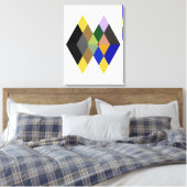 Abstrakte Nr. 712 Leinwanddruck (Insitu (Schlafzimmer))