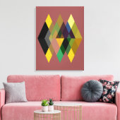 Abstrakte Nr. 726 Leinwanddruck (Insitu (Wohnzimmer))