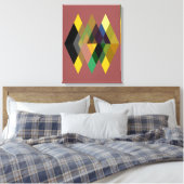 Abstrakte Nr. 726 Leinwanddruck (Insitu (Schlafzimmer))