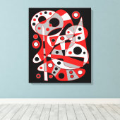 Abstrakte Nr. 961 Leinwanddruck (Insitu (Holzboden))