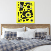Abstrakte Nr. 972 Leinwanddruck (Insitu (Schlafzimmer))