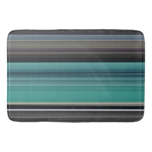 Abstrakte Nummer 1: Aquamarin und grau Badematte