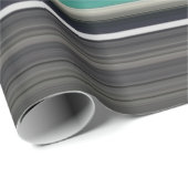 Abstrakte Nummer 1: Aquamarin und grau Geschenkpapier (Rolleneckpunkt)
