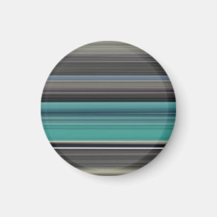 Abstrakte Nummer 1: Aquamarin und grau Magnet