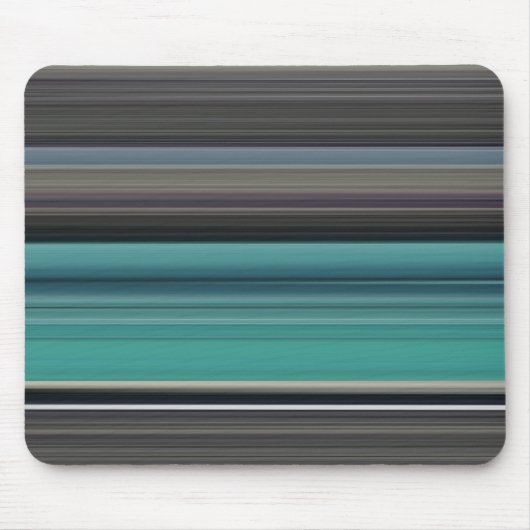 Abstrakte Nummer 1: Aquamarin und grau Mousepad (Vorne)