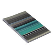 Abstrakte Nummer 1: Aquamarin und grau Notizblock (Rechte Seite)