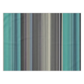 Abstrakte Nummer 1: Aquamarin und grau Tischdecke (Vorderseite (Horizontal))