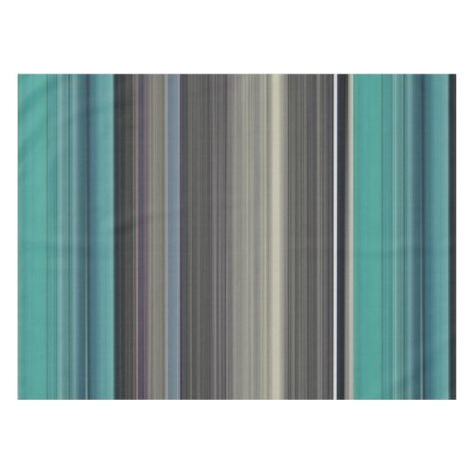 Abstrakte Nummer 1: Aquamarin und grau Tischdecke (Vorderseite (Horizontal))