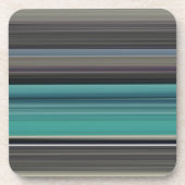 Abstrakte Nummer 1: Aquamarin und grau Untersetzer (Vorderseite)