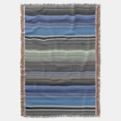 Abstrakte Nummer 1: blau und grau Decke (Vorderseite Vertikal)