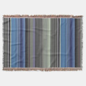 Abstrakte Nummer 1: blau und grau Decke (Vorderseite)