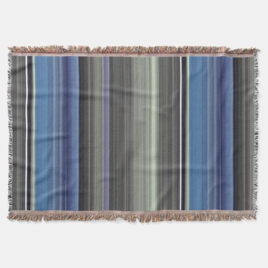 Abstrakte Nummer 1: blau und grau Decke (Vorderseite)