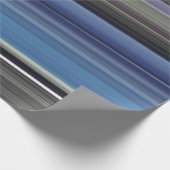 Abstrakte Nummer 1: blau und grau Geschenkpapier (Ecke)