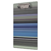 Abstrakte Nummer 1: blau und grau Klemmbrett (Links)