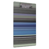 Abstrakte Nummer 1: blau und grau Klemmbrett (Rechts)