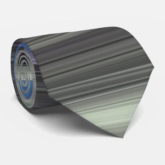 Abstrakte Nummer 1: blau und grau Krawatte (Gerollt)