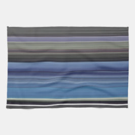 Abstrakte Nummer 1: blau und grau Küchentuch