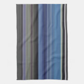 Abstrakte Nummer 1: blau und grau Küchentuch (Vertikal)