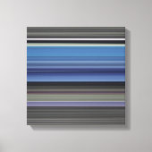Abstrakte Nummer 1: blau und grau Leinwanddruck (Vorderseite)