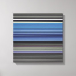 Abstrakte Nummer 1: blau und grau Leinwanddruck