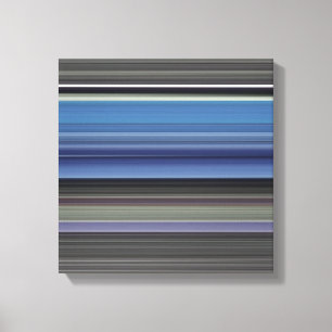 Abstrakte Nummer 1: blau und grau Leinwanddruck