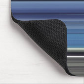 Abstrakte Nummer 1: blau und grau Mousepad (Ecke)