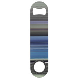 Abstrakte Nummer 1: blau und grau Speedflaschenöffner